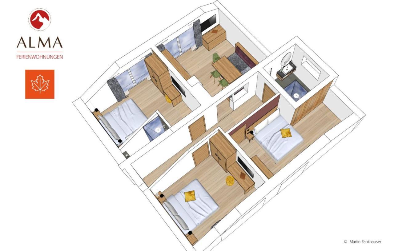 ALMA Appartements Mayrhofen Extérieur photo